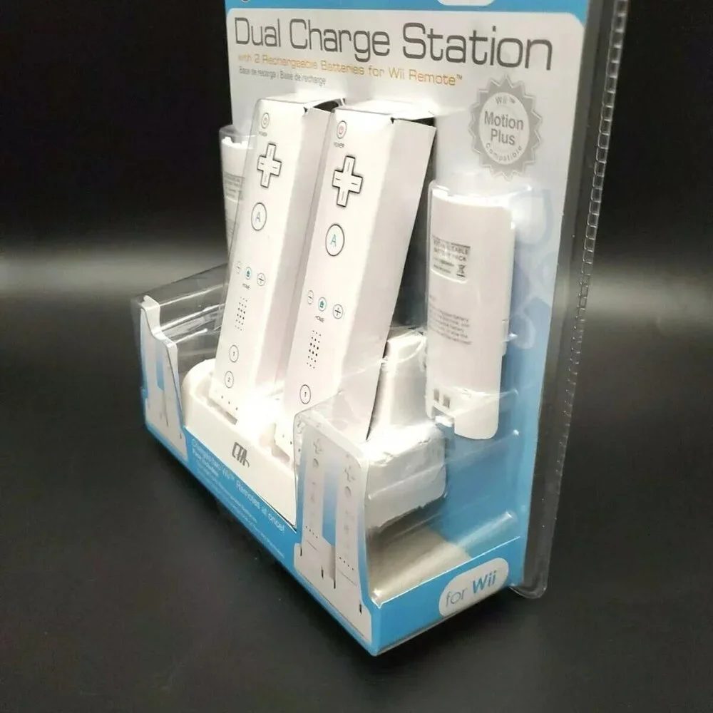 Nintendo Wii Dual Charging Station CTA Controller Docks